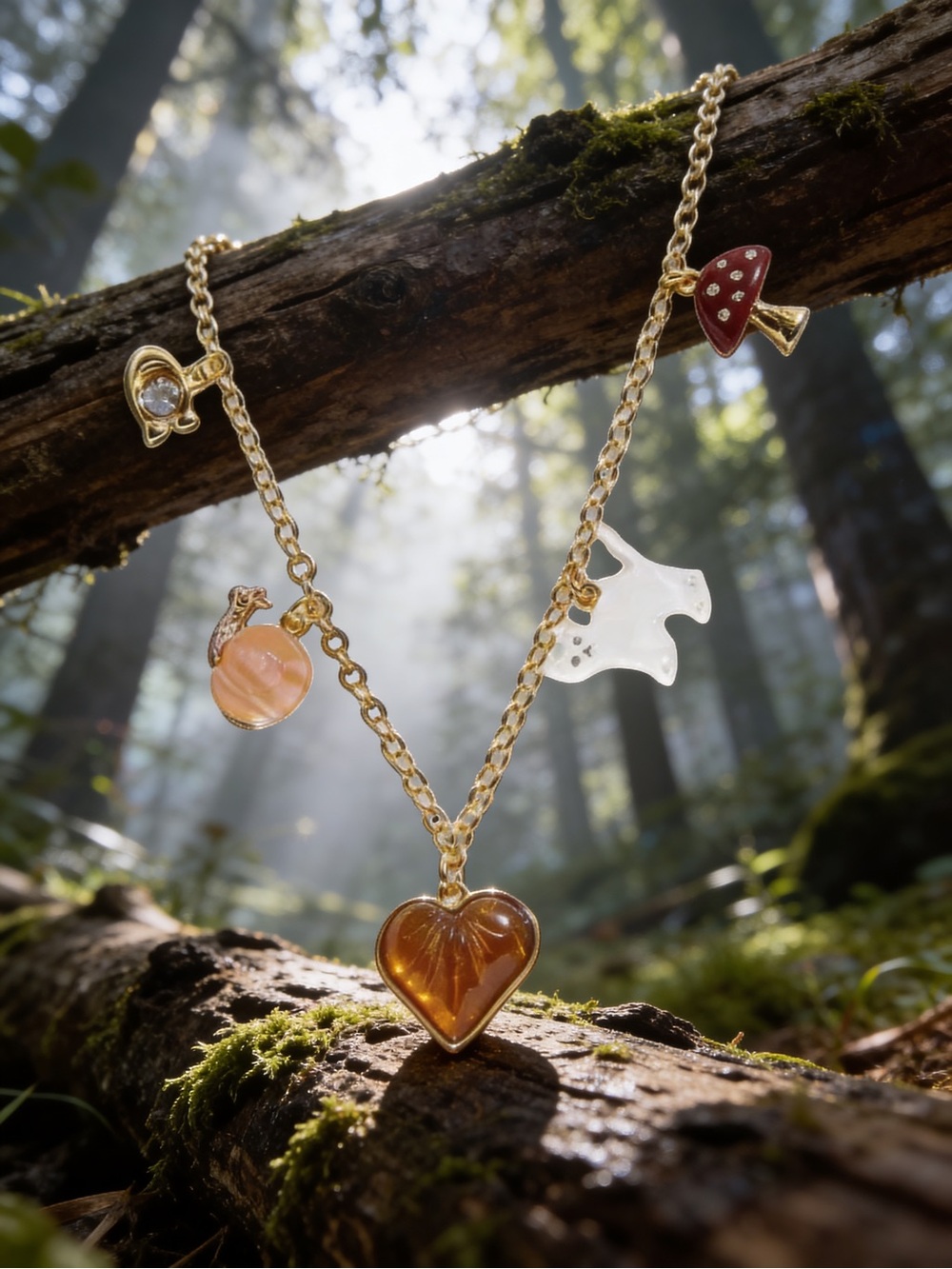 Coach Charm Cat Pendant Necklace - Picture 3 of 3